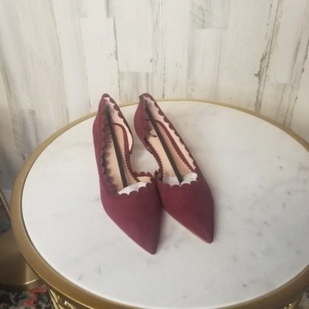 Journee Collection TAAVI PUMP Red Wine 5½M - Picture 6 of 7